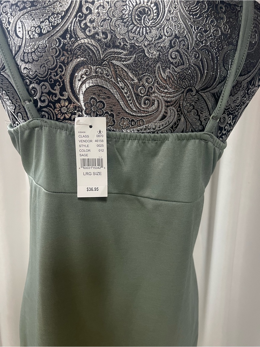 Kendall & Kylie sage green bustier mini dress-NWT - Picture 7 of 16